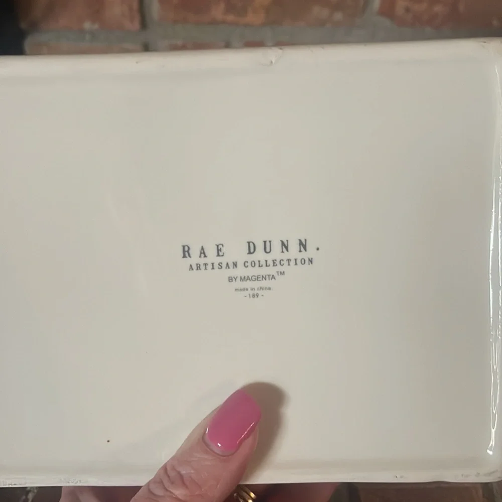 Rae Dunn Ceramic Jewelry Storage Trinket Box